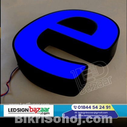 LED SS Bata Model Letter can also be called Lucite